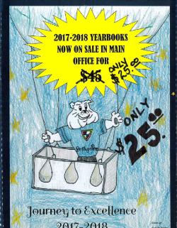 2017-2018 Yearbooks ON SALE for $25